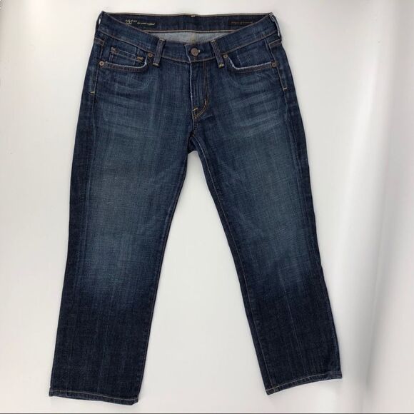 Citizens of humanity Kelly Stretch #063 Cropped Low Waist Jeans Size 27 - Picture 2 of 8